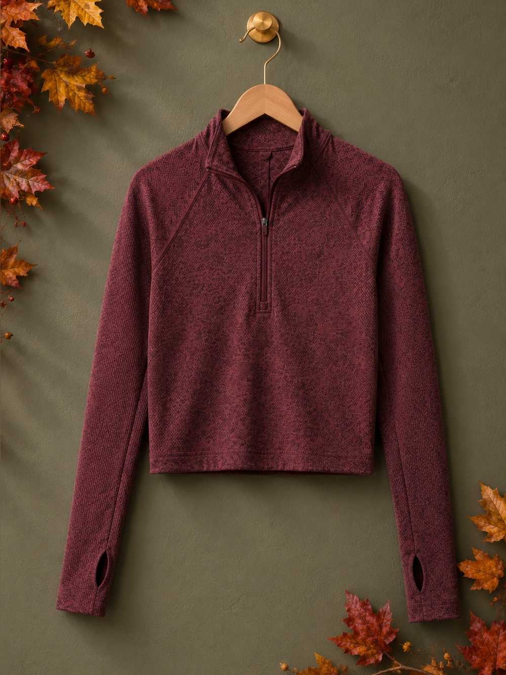 Lululemon 6 Rest Less 1/2 Zip Run Pullover Warm
Top